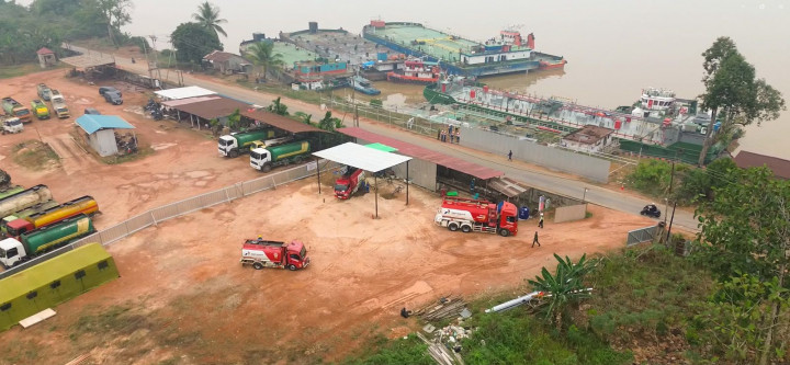 Pasokan BBM Sintang Terdampak Sungai Kapuas Surut, Pertamina Siapkan Jalur Alternatif