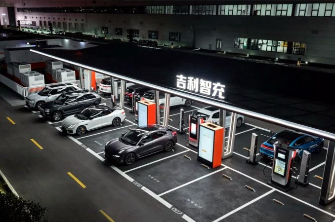 Geely Siapkan Fast Charging 2.250 kW, Isi Baterai EV 10-97 Persen dalam 8 Menit