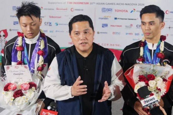 Nurisa Bikin Indonesia Lampaui Target Emas, Erick Thohir: Perjuangan Belum Berakhir