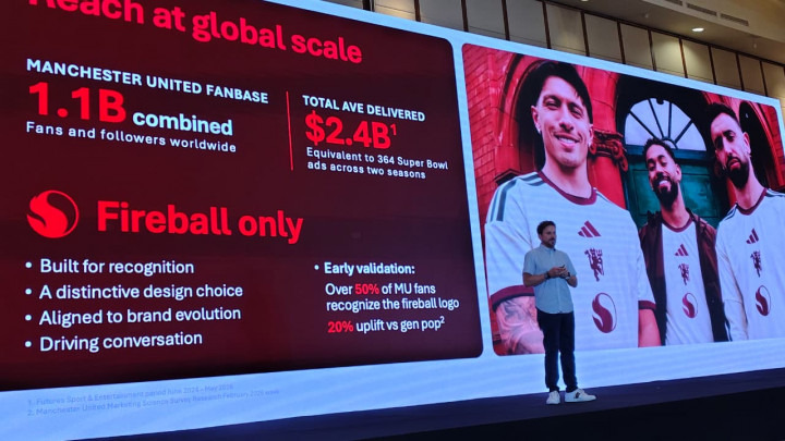 Terungkap! Alasan Snapdragon Hanya Tampilkan Logo 'Fireball' di Jersey Ketiga MU