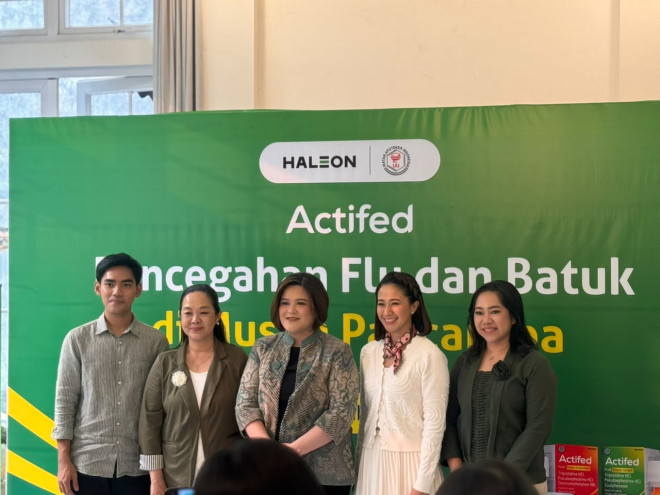 Actifed bersama Ikatan Apoteker Indonesia menggelar edukasi mengenai swamedikasi flu dan batuk di musim pancaroba, Depok, Kamis, 1 Oktober 2026. Foto: Medcom/Ellen Octovia