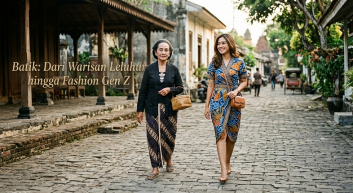 Dari lingkungan keraton hingga gaya Gen Z, batik terus beradaptasi. Dok. Generated AI