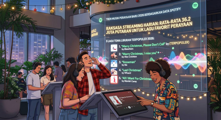 Spotify Ungkap Tren Lagu Liburan 2026, Ini Daftar yang Paling Banyak Didengar