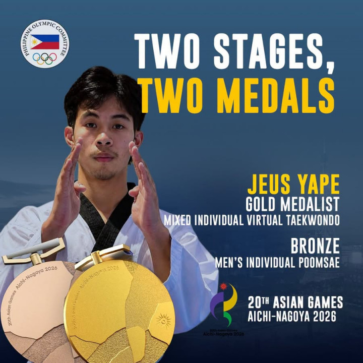 Atlet Filipina Raih Emas Perdana Virtual Taekwondo Asian Games 2026