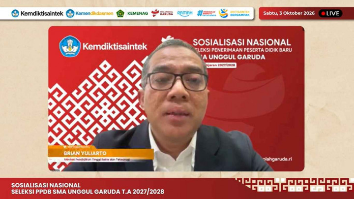 Pendaftaran SMA Unggul Garuda Baru 2027 Dibuka: Cek Syarat dan Jadwalnya