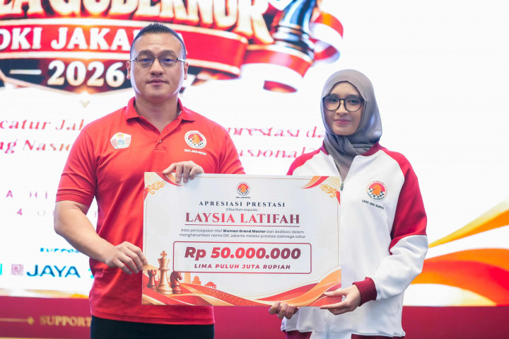 Laysa Latifah Dapat Bonus Rp50 Juta usai Jadi Woman Grandmaster