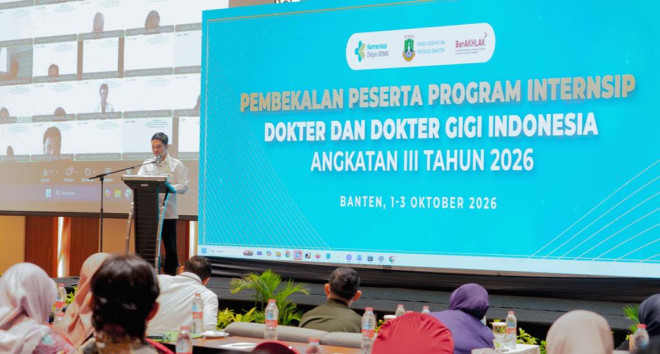  Kemenkes tekankan dokter internsip siap mengabdi di lingkungan bebas dari perundungan.