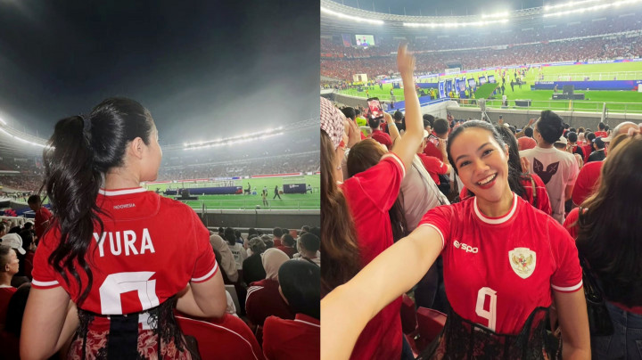 Nonton Final ASEAN Cup 2026 Bareng Suami & Rekan Artis, Yura Yunita: Percaya Keajaiban Itu Ada
