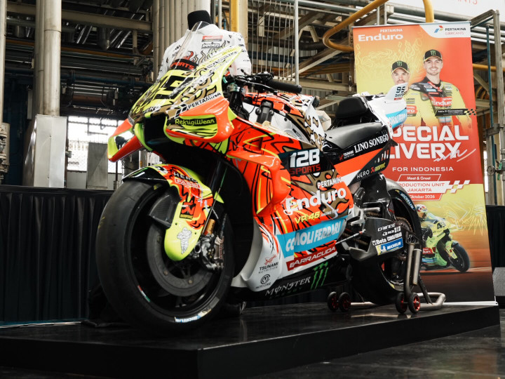 Pertamina Enduro VR46 Luncurkan Livery Garuda untuk MotoGP Indonesia 2026