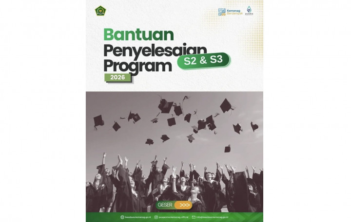 Syarat Dapat Bantuan Penyelesaian Studi S2 dan S3 Kemenag 2026, Cek Ketentuannya