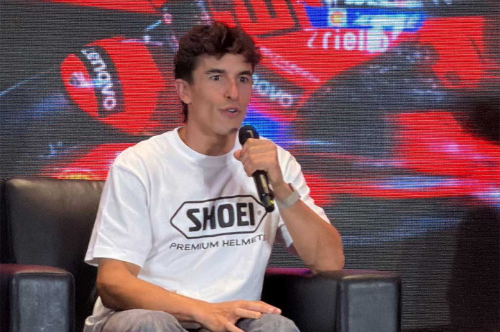 Marc Marquez Ungkapkan Kesenangannya Pakai Shoei Helmet