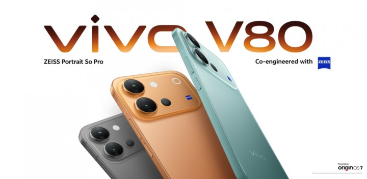 Vivo V80 Diperkenalkan Lebih Dulu di India: Baterai 7.200mAh, Layar AMOLED 144Hz, dan Kamera Zeiss
