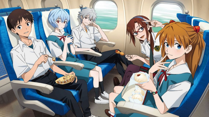Anime Evangelion Punya Cerita Baru yang Cuma Bisa Dinikmati di Shinkansen Jepang