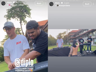 Diplo 'Berguru' Langsung ke DJ Indonesia Jajal Musik Koplo