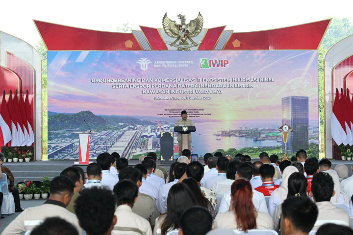 ​Presiden Prabowo Luncurkan 11 Proyek Hilirisasi di Maluku Utara