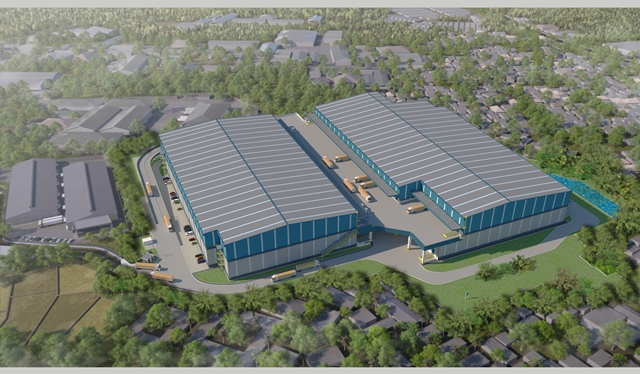 Gedung MMP Cibinong logistik. Foto: Astra Property
