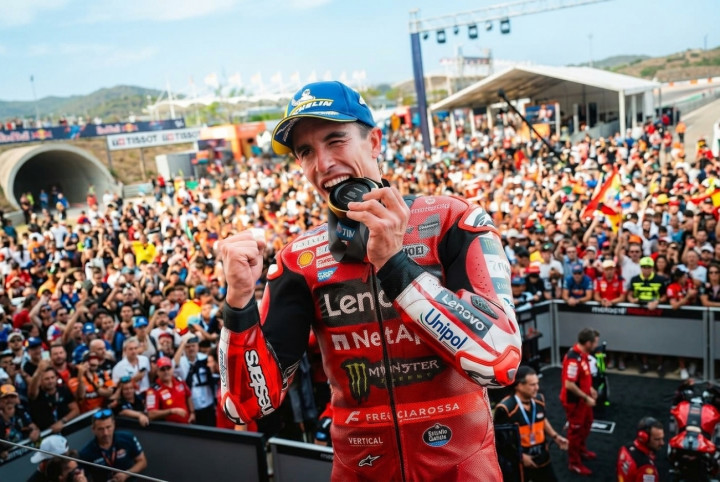 MotoGP Indonesia: Marc Marquez Rebut Puncak Klasemen Usai Menangi Sprint Race