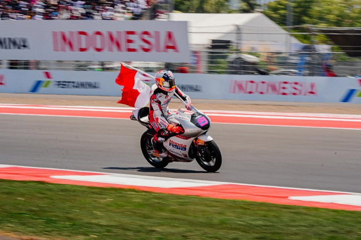 Veda Ega Pratama Pecahkan Rekor Poin Ai Ogura di Moto3 Mandalika 2026