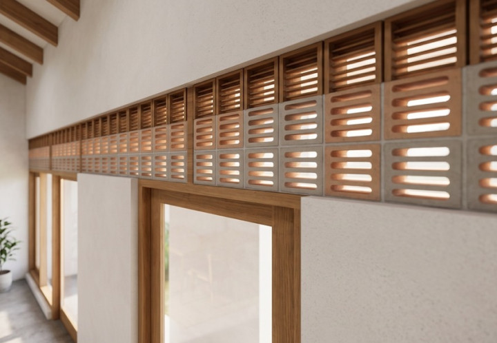 5 Inspirasi Model Ventilasi Bata Berongga untuk Rumah
