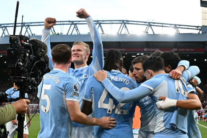 Hasil Liverpool Vs Manchester City: The Citizens Libas The Reds di Anfield