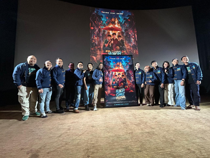 Debut Horor-Komedi, Aci Resti Bangga Wajahnya Ada di Poster Hungry Ghost Festival