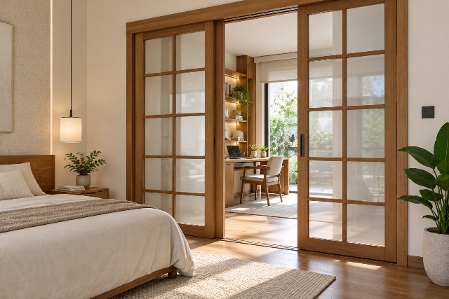 5 Model Pintu Kamar Tidur Minimalis Modern, Hemat Ruang dan Elegan