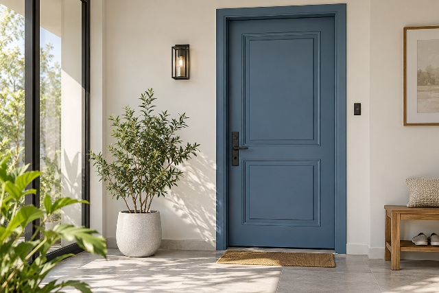 5 Inspirasi Warna Pintu Rumah Minimalis, dari Putih hingga Burgundy