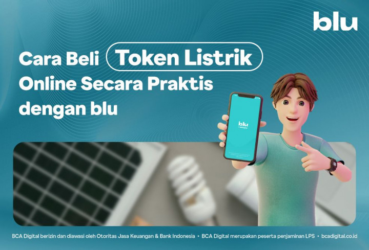 Gak Perlu Antre,Ini Cara Praktis Beli Token Listrik Pakai blu by BCA Digital