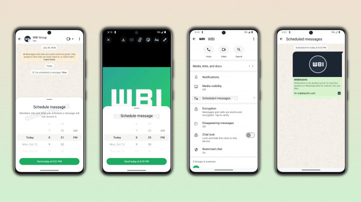 WhatsApp Siapkan Fitur Kirim Pesan Otomatis, Bisa Dijadwalkan hingga 2 Minggu