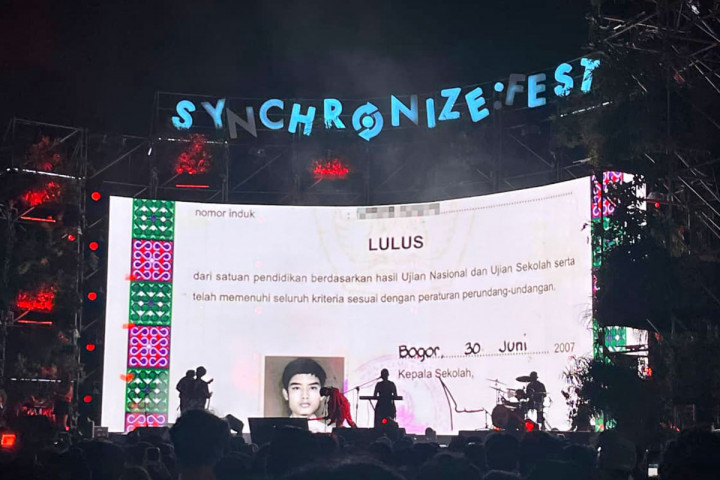 The Jansen Bawa Ijazah ke Panggung Synchronize Fest 2026