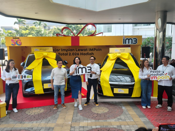 IM3 Siapkan 2.026 Hadiah, Pelanggan Bisa Pilih Incaran dari Mobil Listrik hingga iPhone