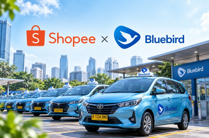 Cara Pesan Taksi Bluebird Lewat Shopee