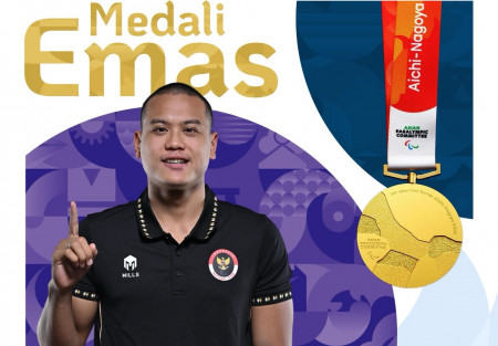 Yavianda Rifky Antar Indonesia Raih Emas Perdana di Asian Para Games 2026