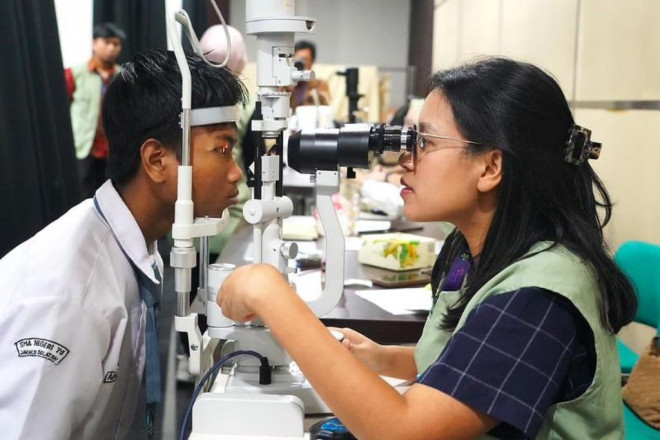   Kemenkes perkuat deteksi dini gangguan penglihatan melalui program CKG. (Foto: Dok. Birkom Kemenkes)