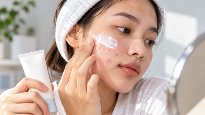 Cari sunscreen untuk kulit berjerawat? Ini lima rekomendasi dari brand berbeda, lengkap dengan kandungan, SPF, dan tips memilihnya.