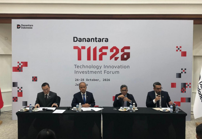 Danantara Indonesia akan menggelar DTIIF 2026 pada 26–28 Oktober di Jakarta, hubungkan teknologi, inovasi, dan modal global untuk memajukan transformasi industri Indonesia. (foto: medcom.id)