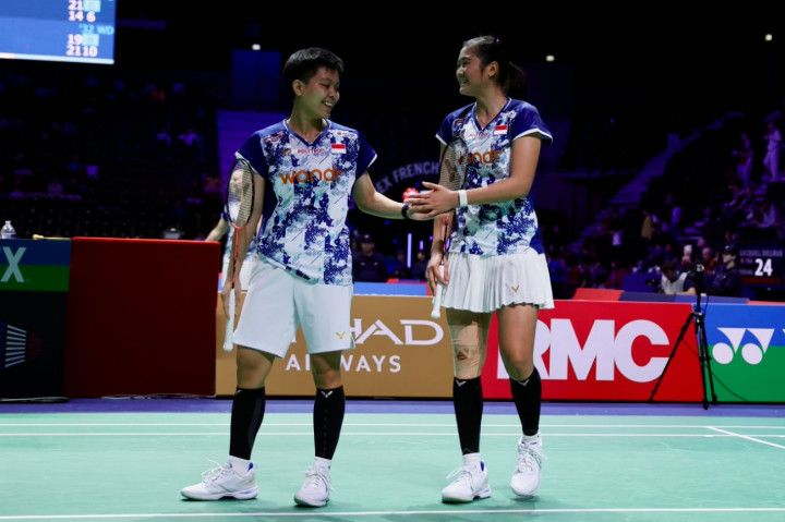 French Open 2026: Tiwi/Fadia ke Babak 16 Besar Usai Tekuk Teman Sendiri