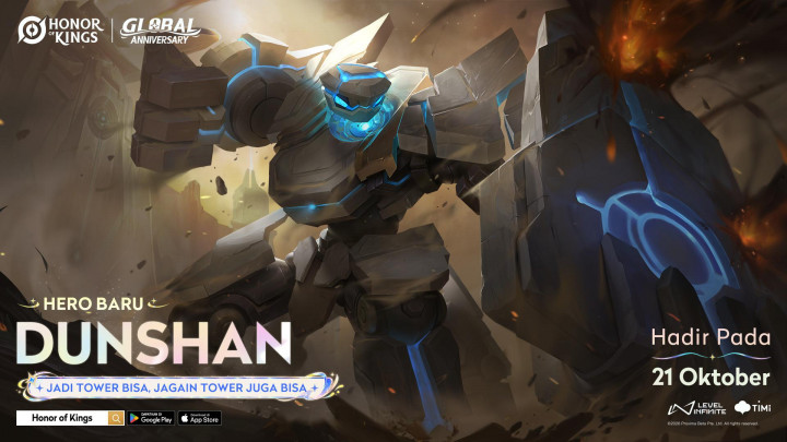 Honor of Kings Ultah, Bawa Hero Dunshan dan Skin Gratis