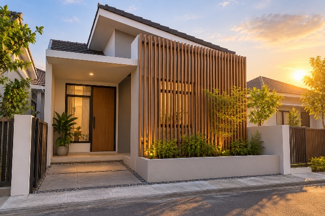5 Desain Rumah Menghadap Barat untuk Mengurangi Panas Matahari