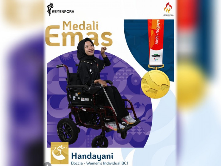 Handayani Raih Emas Ketujuh Indonesia di Asian Para Games 2026