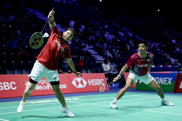 French Open 2026: Dejan/Felisha Tersingkir karena Terlalu Hati-hati di Gim Penentu