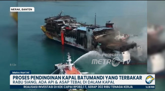 7 Fakta Kebakaran  Kapal KMP Batumandi di Cilegon