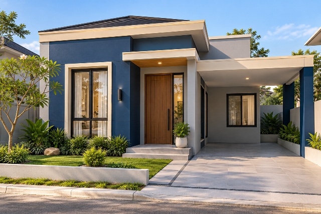 Bingung Memilih Warna Fasad Rumah? Coba 5 Kombinasi Ini