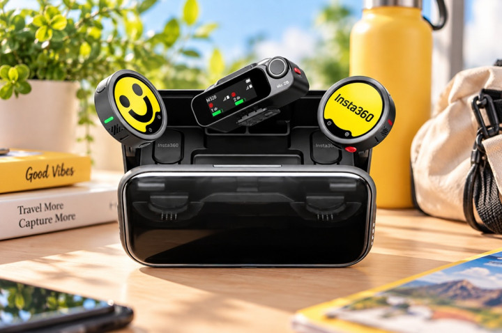 Insta360 Mic Meluncur dengan Layar E-Ink dan Rekaman 32-Bit