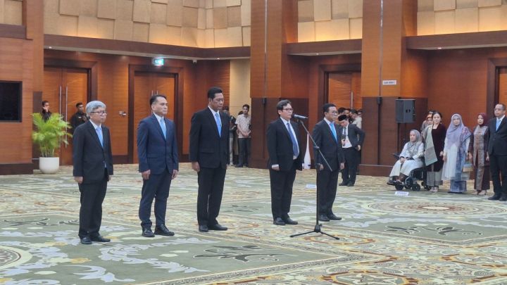 Suahasil Lantik Lima Pejabat Eselon I Kemenkeu, Ini Daftar Nama dan Jabatannya