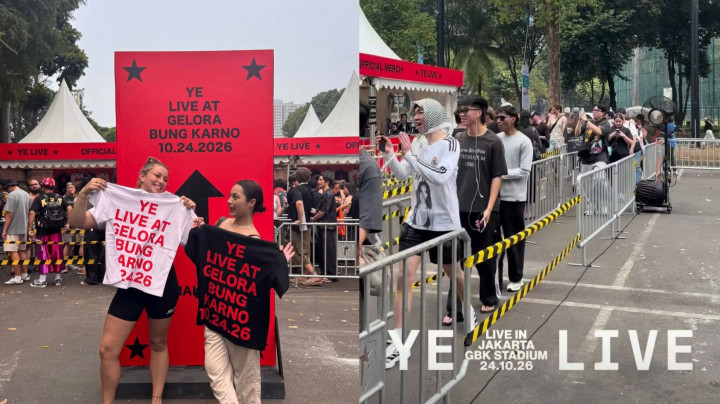 Merchandise Ye Diserbu di Jakarta, Jastip hingga Penggemar Asing Ikut Antrean