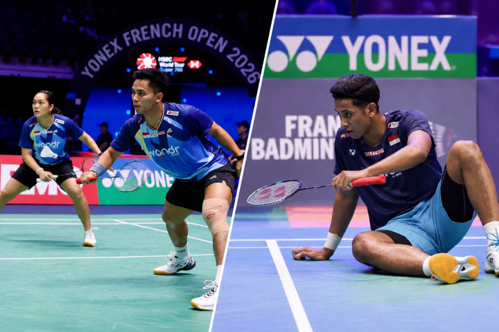 Hasil French Open 2026: Amri/Nita dan Alwi Farhan Disingkirkan Wakil Tiongkok pada Perempat Final
