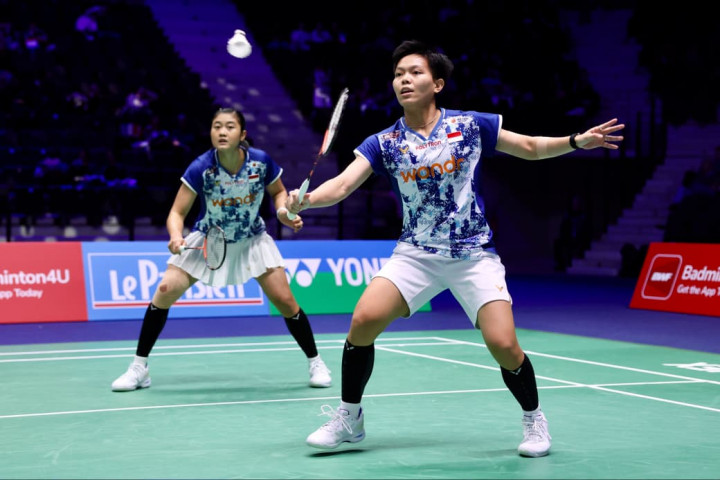 French Open 2026: Kurang Konsisten, Tiwi/Fadia Kalah dari Unggulan Pertama