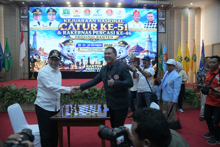 Kejurnas Catur 2026 Bergulir di Banten, PB Percasi Bidik Prestasi Dunia
