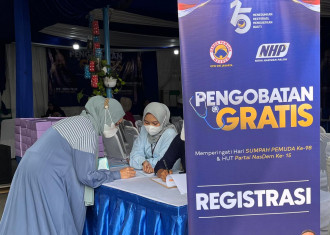 Peringati HUT ke-15, NasDem Gelar Cek Kesehatan Gratis di